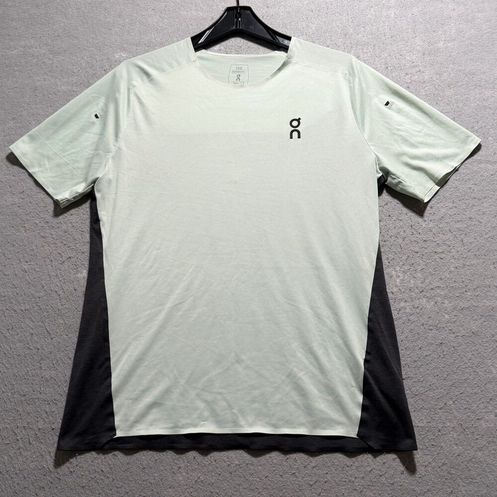 On Cloud Running T Shirt On-T Mint Men’s Medium Swiss Engineering Training